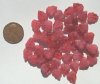 50 10mm Fuchsia Givre Leaf